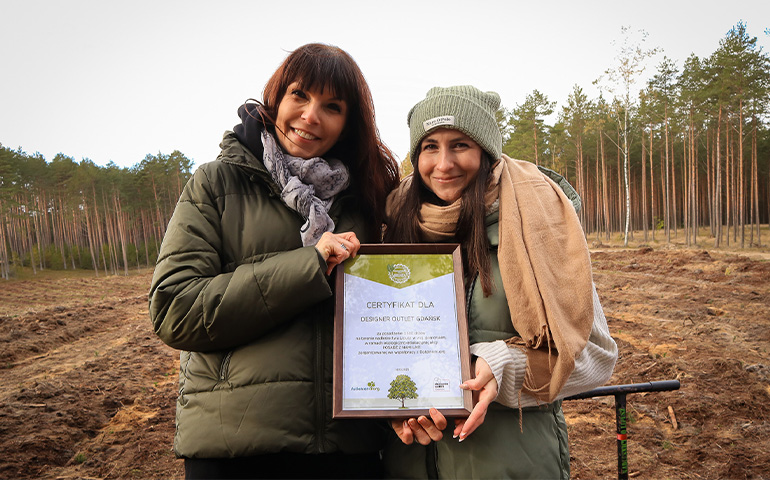 3 500 drzew zasadzonych w imieniu klientów Designer Outlet Gdańsk